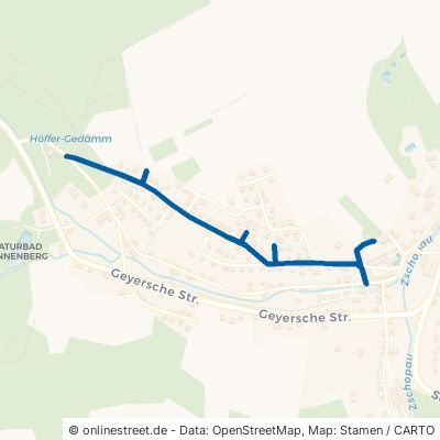 Siedlungsstraße Tannenberg 