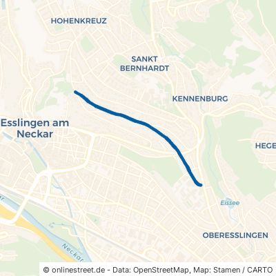 Hölderlinweg Esslingen am Neckar Stadtmitte 