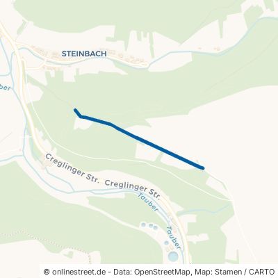 Kniebrecherweg Rothenburg ob der Tauber Steinbach 
