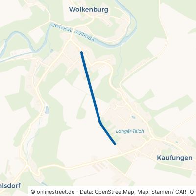 Hoher Weg Limbach-Oberfrohna Wolkenburg-Kaufungen 