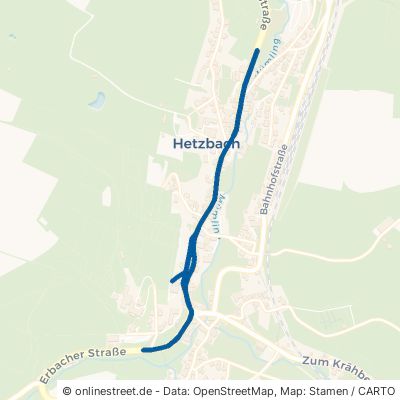 Erbacher Straße Oberzent Hetzbach 