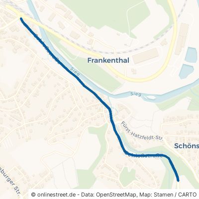 Schloßstraße Wissen Elbergrund 