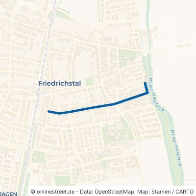Hindenburgstraße Stutensee Friedrichstal 