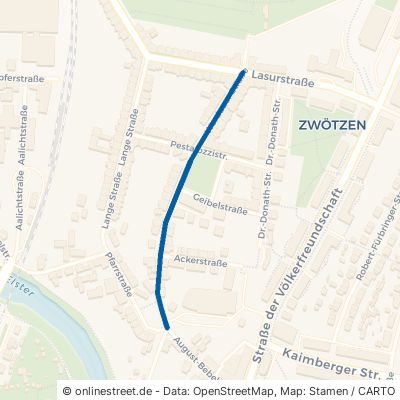 Werdauer Straße Gera Zwötzen 