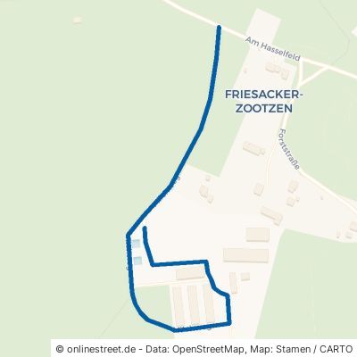 Milchweg Friesack Zootzen 