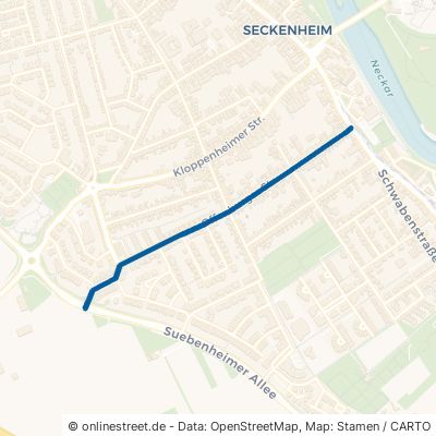 Offenburger Straße Mannheim Seckenheim 