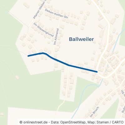 Erfweilerstraße Blieskastel Ballweiler 