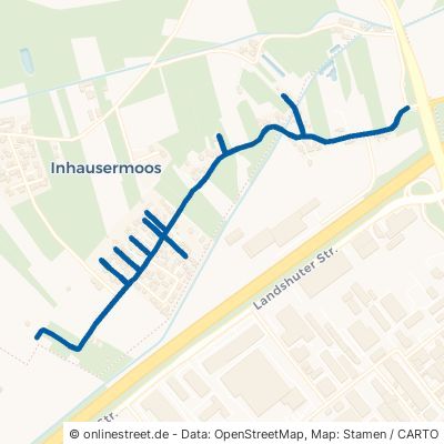 Moosachstraße Unterschleißheim Inhausermoos 