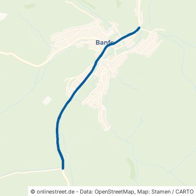Banfetalstraße Bad Laasphe Herbertshausen 