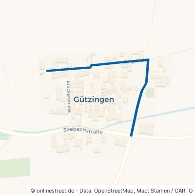 Bergstraße Bütthard Gützingen 