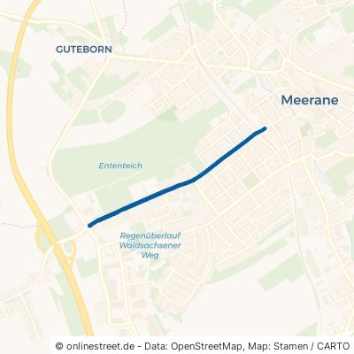 Äußere Crimmitschauer Straße Meerane 