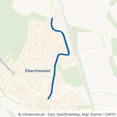 Bahnhofstraße Oerlenbach Ebenhausen 