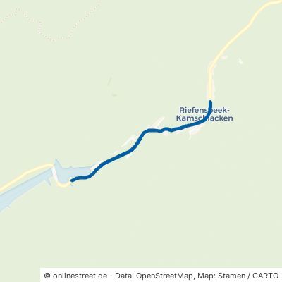 Sösetalstraße Osterode am Harz Riefensbeek-Kamschlacken 