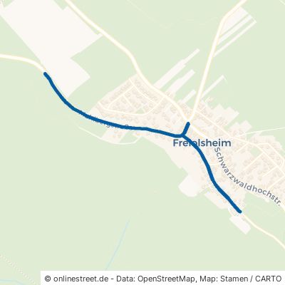 Mahlbergstraße Gaggenau Freiolsheim 