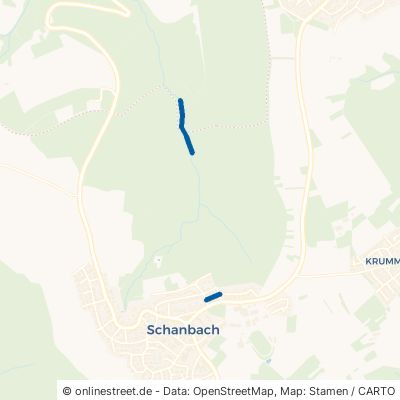 Schachenstraße Aichwald Schanbach 