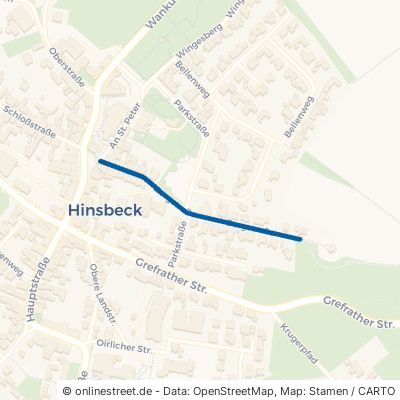 Bergstraße Nettetal Hinsbeck 