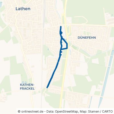 Kathener Straße Lathen Kathen-Frackel 