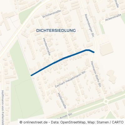 Goethestraße Wolfenbüttel Stadtgebiet 