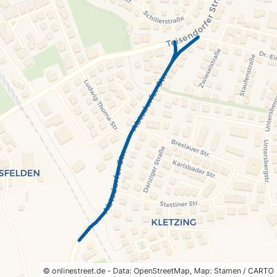 Abtsdorfer Straße Laufen Abrain 