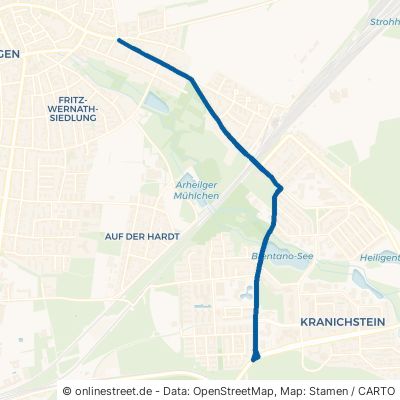 Jägertorstraße Darmstadt Kranichstein 