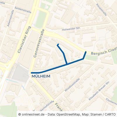 Eulenbergstraße Köln Mülheim 
