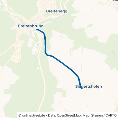 Siegertshofener Straße Breitenbrunn Breitenegg 