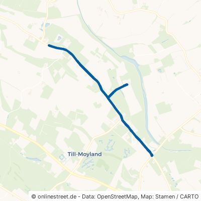 Sommerlandstraße Bedburg-Hau Qualburg Till-Moyland