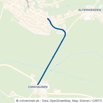 Girkhausener Straße Wenden Schönau 