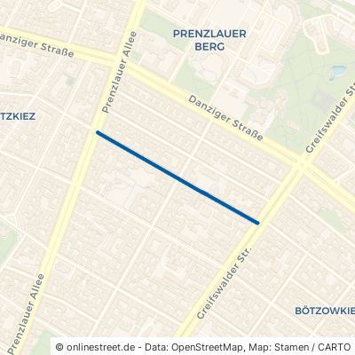 Christburger Straße 10405 Berlin Prenzlauer Berg Bezirk Pankow