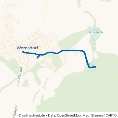 Huthaer Weg Pockau-Lengefeld Wernsdorf 