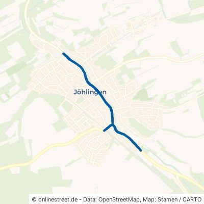 Jöhlinger Straße Walzbachtal Jöhlingen 
