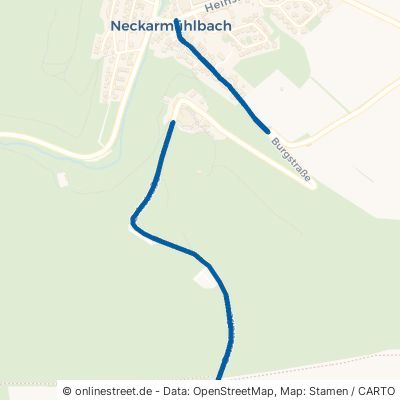 Ortsstraße Haßmersheim Neckarmühlbach 