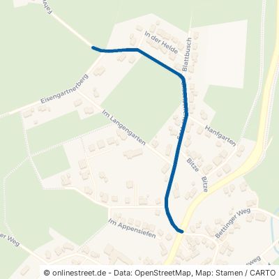 Fahrenseifener Weg Waldbröl Hermesdorf 