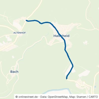 Opperzauer Straße Windeck Halscheid 