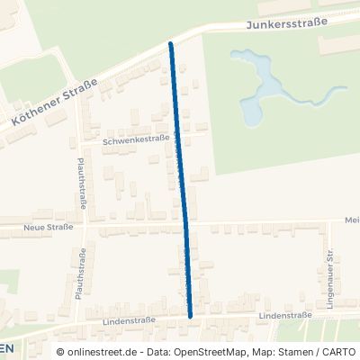 Diesdorfer Straße Dessau-Roßlau Alten 