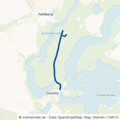 Hullerbusch Feldberger Seenlandschaft Carwitz 