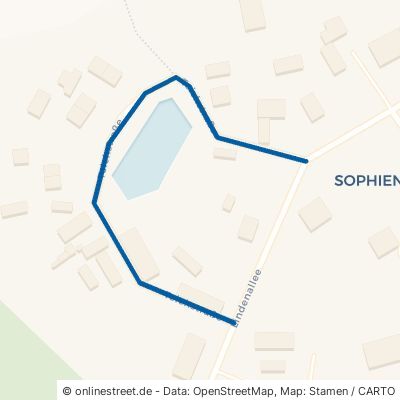 Teichstraße Loitz Sophienhof 