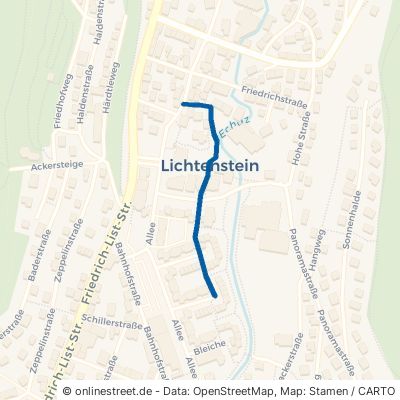 Johannesweg Lichtenstein Unterhausen 