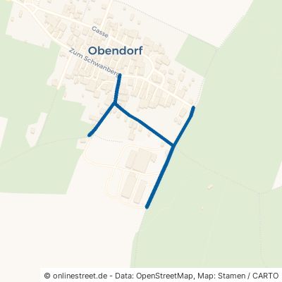 Dingslebener Weg Grabfeld Obendorf 