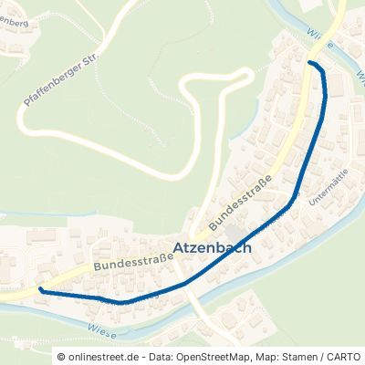 Todtnauerliweg Zell im Wiesental Atzenbach 