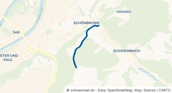 Schwedenfeldweg Landshut Schönbrunn 