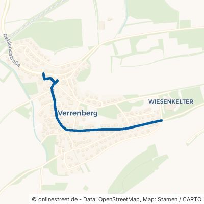 Golbergstraße Öhringen Verrenberg 