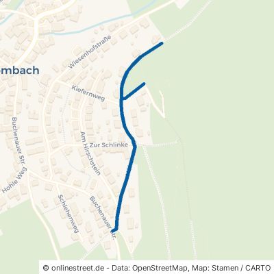 Höhenstraße Biedenkopf Kombach 