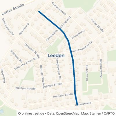 Stettiner Straße Tecklenburg Leeden 