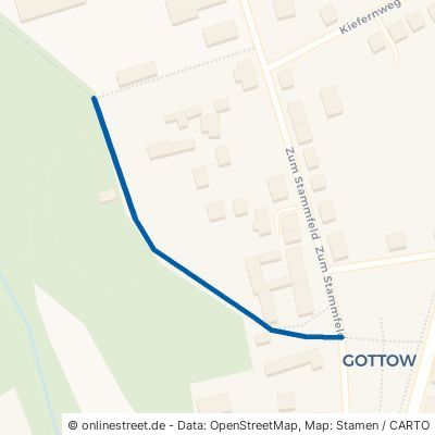 Friedhofsweg Nuthe-Urstromtal Gottow 