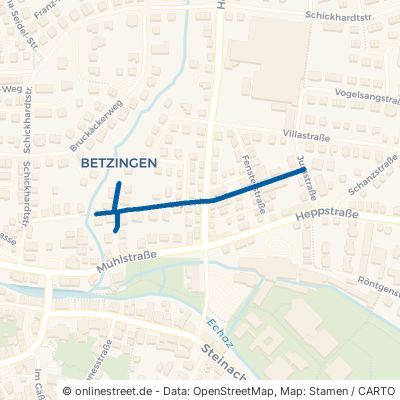 Leyrenbachstraße Reutlingen Betzingen 