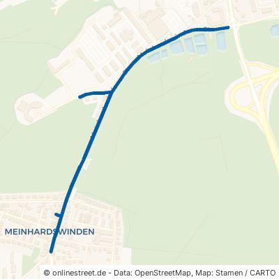 Meinhardswindener Straße Ansbach Meinhardswinden 
