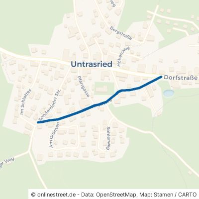 Kirchweg Untrasried Ostenried 