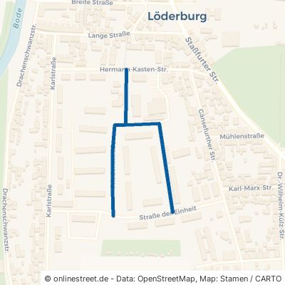 Friedensstraße Staßfurt Löderburg 