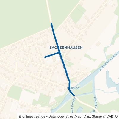 Granseer Straße Oranienburg Sachsenhausen Sachsenhausen